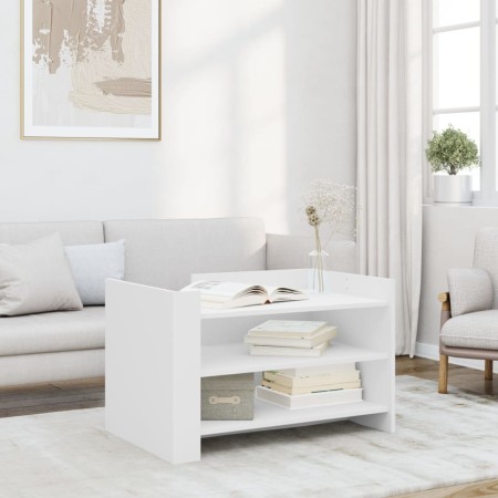 Mesa de centro madera de ingeniería blanca 80x50x50 cm de , Mesas de centro - Ref: Foro24-848339, Precio: 62,46 €, Descuento: %