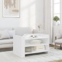 Mesa de centro madera de ingeniería blanca 80x50x50 cm de , Mesas de centro - Ref: Foro24-848339, Precio: 62,46 €, Descuento: %