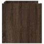 Engineered wood brown oak coffee table 80x50x50 cm by , Coffee table - Ref: Foro24-848345, Price: 64,32 €, Discount: %