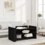 Mesa de centro de madera de ingeniería negra 100x50x50 cm de , Mesas de centro - Ref: Foro24-848347, Precio: 72,85 €, Descuen...