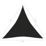Toldo de vela negro HDPE 160 g/m² 5x5x5 m de vidaXL, Sombrillas - Ref: Foro24-311757, Precio: 41,55 €, Descuento: %