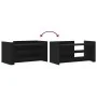 Mesa de centro de madera de ingeniería negra 100x50x50 cm de , Mesas de centro - Ref: Foro24-848347, Precio: 72,85 €, Descuen...