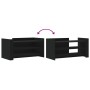Mesa de centro de madera de ingeniería negra 100x50x50 cm de , Mesas de centro - Ref: Foro24-848347, Precio: 72,71 €, Descuen...