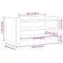 Mesa de centro de madera de ingeniería negra 100x50x50 cm de , Mesas de centro - Ref: Foro24-848347, Precio: 72,85 €, Descuen...