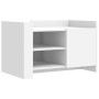 Mesa de centro madera de ingeniería blanca 80x50x50 cm de , Mesas de centro - Ref: Foro24-848353, Precio: 67,06 €, Descuento: %