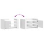Mesa de centro madera de ingeniería blanca 80x50x50 cm de , Mesas de centro - Ref: Foro24-848353, Precio: 67,06 €, Descuento: %