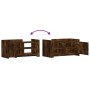 Mesa de centro madera de ingeniería roble ahumado 100x50x50 cm de , Mesas de centro - Ref: Foro24-848364, Precio: 76,50 €, De...