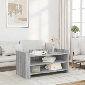 Graue Sonoma-Ingenieurholz-Couchtisch 100x50x50 cm von , Couchtisch - Ref: Foro24-848351, Preis: 74,90 €, Rabatt: %