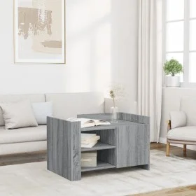 Mesa de centro de madera de ingeniería gris Sonoma 80x50x50 cm de , Mesas de centro - Ref: Foro24-848358, Precio: 68,81 €, De...
