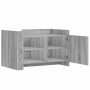 Mesa de centro de madera de ingeniería gris Sonoma 80x50x50 cm de , Mesas de centro - Ref: Foro24-848358, Precio: 66,83 €, De...