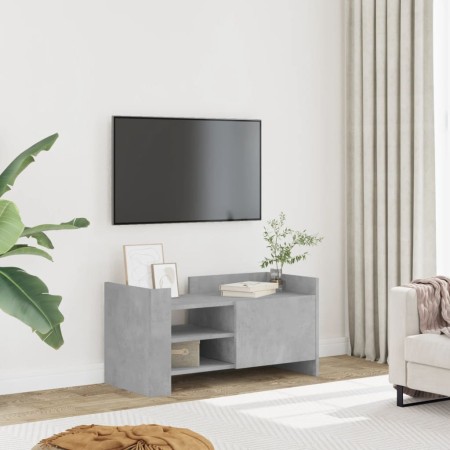 Mueble de TV madera ingeniería gris hormigón 80x35x40 cm de , Muebles TV - Ref: Foro24-848370, Precio: 49,09 €, Descuento: %