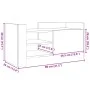 Mueble de TV madera ingeniería gris hormigón 80x35x40 cm de , Muebles TV - Ref: Foro24-848370, Precio: 48,50 €, Descuento: %