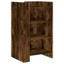 Smoked oak engineered wood sideboard 45x35x75 cm by , Sideboards - Ref: Foro24-848385, Price: 52,79 €, Discount: %
