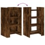 Aparador de madera de ingeniería roble ahumado 45x35x75 cm de , Aparadores - Ref: Foro24-848385, Precio: 53,57 €, Descuento: %