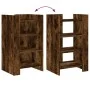 Smoked oak engineered wood sideboard 45x35x75 cm by , Sideboards - Ref: Foro24-848385, Price: 52,79 €, Discount: %