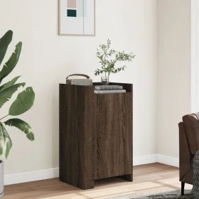 Aparador madera contrachapada marrón roble 45x35x75 cm de , Aparadores - Ref: Foro24-848401, Precio: 68,67 €, Descuento: %