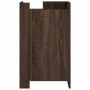 Aparador madera contrachapada marrón roble 45x35x75 cm de , Aparadores - Ref: Foro24-848401, Precio: 69,84 €, Descuento: %