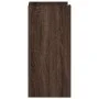 Aparador madera contrachapada marrón roble 45x35x75 cm de , Aparadores - Ref: Foro24-848401, Precio: 68,67 €, Descuento: %