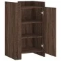 Aparador madera contrachapada marrón roble 45x35x75 cm de , Aparadores - Ref: Foro24-848401, Precio: 68,67 €, Descuento: %