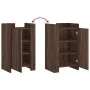 Aparador madera contrachapada marrón roble 45x35x75 cm de , Aparadores - Ref: Foro24-848401, Precio: 68,67 €, Descuento: %