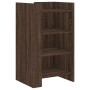 Aparador madera contrachapada marrón roble 45x35x75 cm de , Aparadores - Ref: Foro24-848387, Precio: 48,76 €, Descuento: %