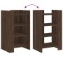 Aparador madera contrachapada marrón roble 45x35x75 cm de , Aparadores - Ref: Foro24-848387, Precio: 48,76 €, Descuento: %