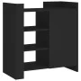 Engineered wood black sideboard 73.5x35x75 cm by , Sideboards - Ref: Foro24-848403, Price: 74,87 €, Discount: %