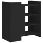 Engineered wood black sideboard 73.5x35x75 cm by , Sideboards - Ref: Foro24-848403, Price: 74,87 €, Discount: %