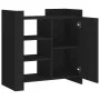 Engineered wood black sideboard 73.5x35x75 cm by , Sideboards - Ref: Foro24-848403, Price: 74,87 €, Discount: %