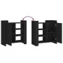 Aparador de madera de ingeniería negro 73,5x35x75 cm de , Aparadores - Ref: Foro24-848403, Precio: 74,87 €, Descuento: %