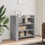 Aparador de madera contrachapada gris hormigón 73,5x35x75 cm de , Aparadores - Ref: Foro24-848391, Precio: 53,45 €, Descuento: %