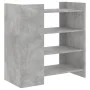 Aparador de madera contrachapada gris hormigón 73,5x35x75 cm de , Aparadores - Ref: Foro24-848391, Precio: 52,77 €, Descuento: %