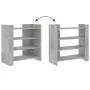 Aparador de madera contrachapada gris hormigón 73,5x35x75 cm de , Aparadores - Ref: Foro24-848391, Precio: 52,77 €, Descuento: %