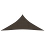 Toldo de vela HDPE marrón 160 g/m² 5x5x5 m de vidaXL, Sombrillas - Ref: Foro24-311812, Precio: 44,41 €, Descuento: %