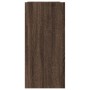 Aparador de madera de ingeniería marrón roble 100x35x75 cm de , Aparadores - Ref: Foro24-848415, Precio: 104,08 €, Descuento: %