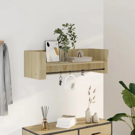 Estante de pared madera ingeniería roble Sonoma 100x35x30,5 cm de , Estantes y estanterías - Ref: Foro24-848460, Precio: 40,1...