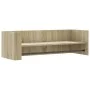 Estante de pared madera ingeniería roble Sonoma 100x35x30,5 cm de , Estantes y estanterías - Ref: Foro24-848460, Precio: 40,1...