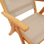 Sillas de jardín plegables 4 uds madera maciza acacia textileno de , Sillas de jardín - Ref: Foro24-3279244, Precio: 344,02 €...