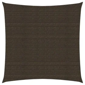 Toldo de vela HDPE marrón 160 g/m² 3,6x3,6 m de vidaXL, Sombrillas - Ref: Foro24-311770, Precio: 42,45 €, Descuento: %