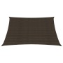 Toldo de vela HDPE marrón 160 g/m² 3,6x3,6 m de vidaXL, Sombrillas - Ref: Foro24-311770, Precio: 43,25 €, Descuento: %
