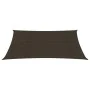 Toldo de vela HDPE marrón 160 g/m² 3,5x4,5 m de vidaXL, Sombrillas - Ref: Foro24-311791, Precio: 53,03 €, Descuento: %
