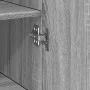 Aparador de madera de ingeniería gris Sonoma 40x42,5x185 cm de , Aparadores - Ref: Foro24-3281404, Precio: 130,95 €, Descuent...