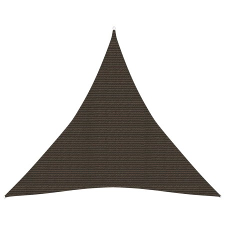 Toldo de vela marrón HDPE 160 g/m² 3,6x3,6x3,6 m de vidaXL, Sombrillas - Ref: Foro24-311803, Precio: 30,23 €, Descuento: %