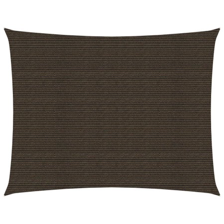 Toldo de vela HDPE marrón 160 g/m² 2,5x4 m de vidaXL, Sombrillas - Ref: Foro24-311784, Precio: 29,48 €, Descuento: %