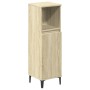 Set de muebles de baño 3 pzas madera contrachapada roble Sonoma de , Muebles de baño - Ref: Foro24-3307672, Precio: 200,57 €,...