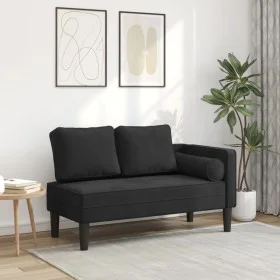 Sofá diván con cojines terciopelo negro de , Divanes - Ref: Foro24-4007576, Precio: 143,13 €, Descuento: %