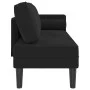 Sofá diván con cojines terciopelo negro de , Divanes - Ref: Foro24-4007576, Precio: 143,13 €, Descuento: %