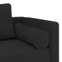 Sofá diván con cojines terciopelo negro de , Divanes - Ref: Foro24-4007576, Precio: 143,13 €, Descuento: %