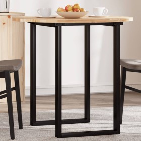 Tablero de mesa redondo madera maciza de acacia Ø80x2 cm de , Tableros para mesas - Ref: Foro24-4008686, Precio: 77,49 €, Des...