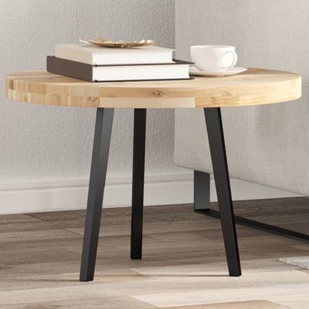 Tablero de mesa redondo madera maciza de acacia Ø60x4 cm de , Tableros para mesas - Ref: Foro24-4008690, Precio: 65,74 €, Des...